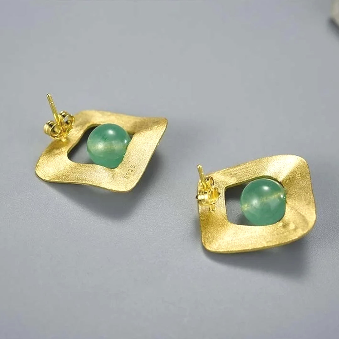 Square-Uneven-Earrings-With-Gemstone-By-Yonandole_13