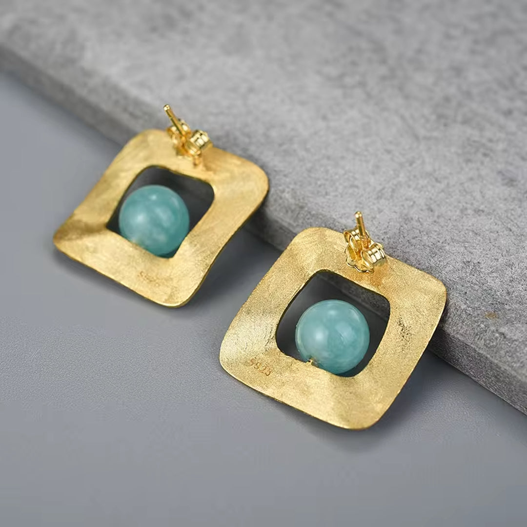 Square-Uneven-Earrings-With-Gemstone-By-Yonandole_2