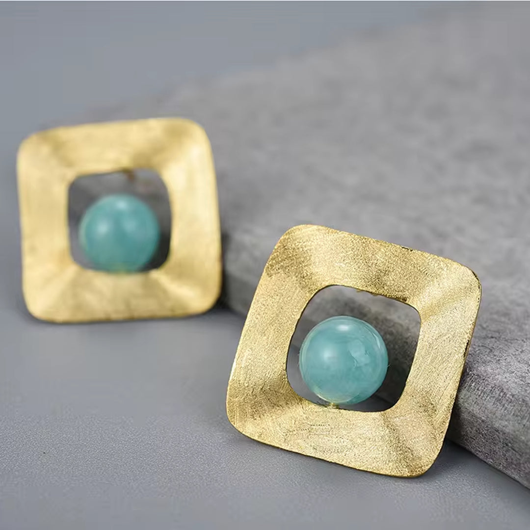Square-Uneven-Earrings-With-Gemstone-By-Yonandole_8