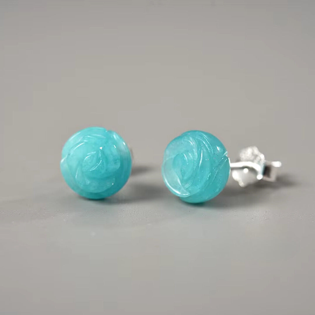 Stud-Earrings-With-Amazonite-Rose-By-Yonandole_2
