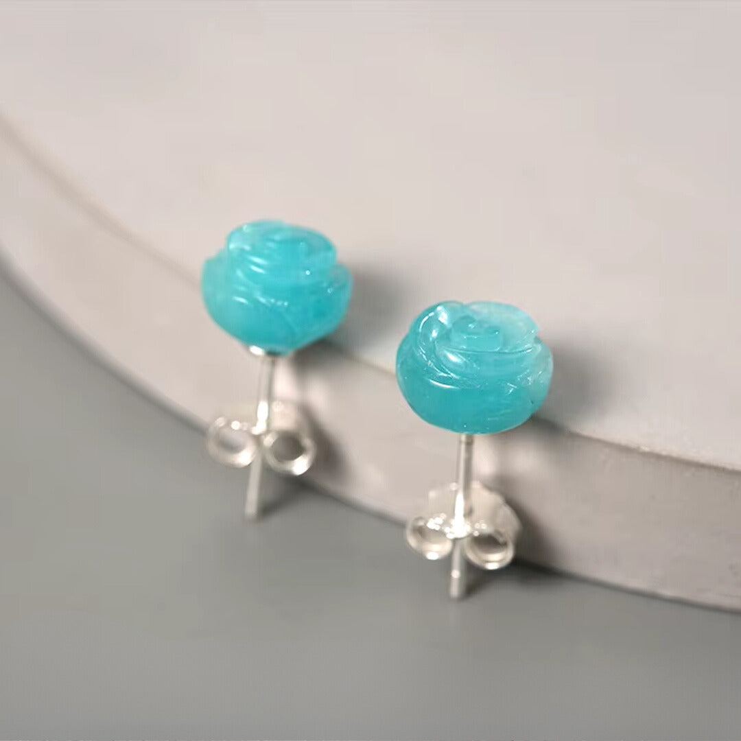 Stud-Earrings-With-Amazonite-Rose-By-Yonandole_4