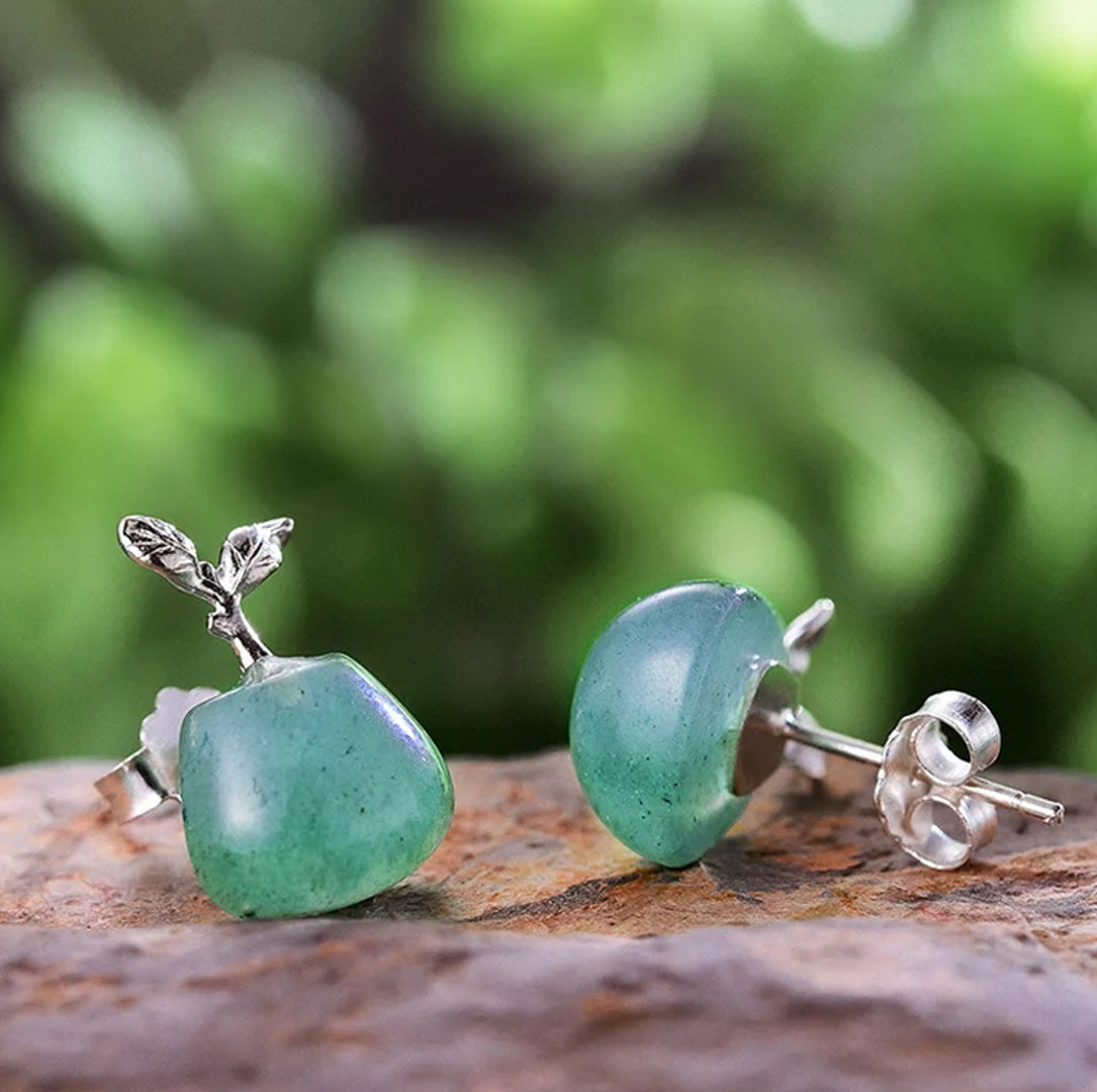 Stud-Earrings-With-Aventurine-Appel-By-Yonandole_10