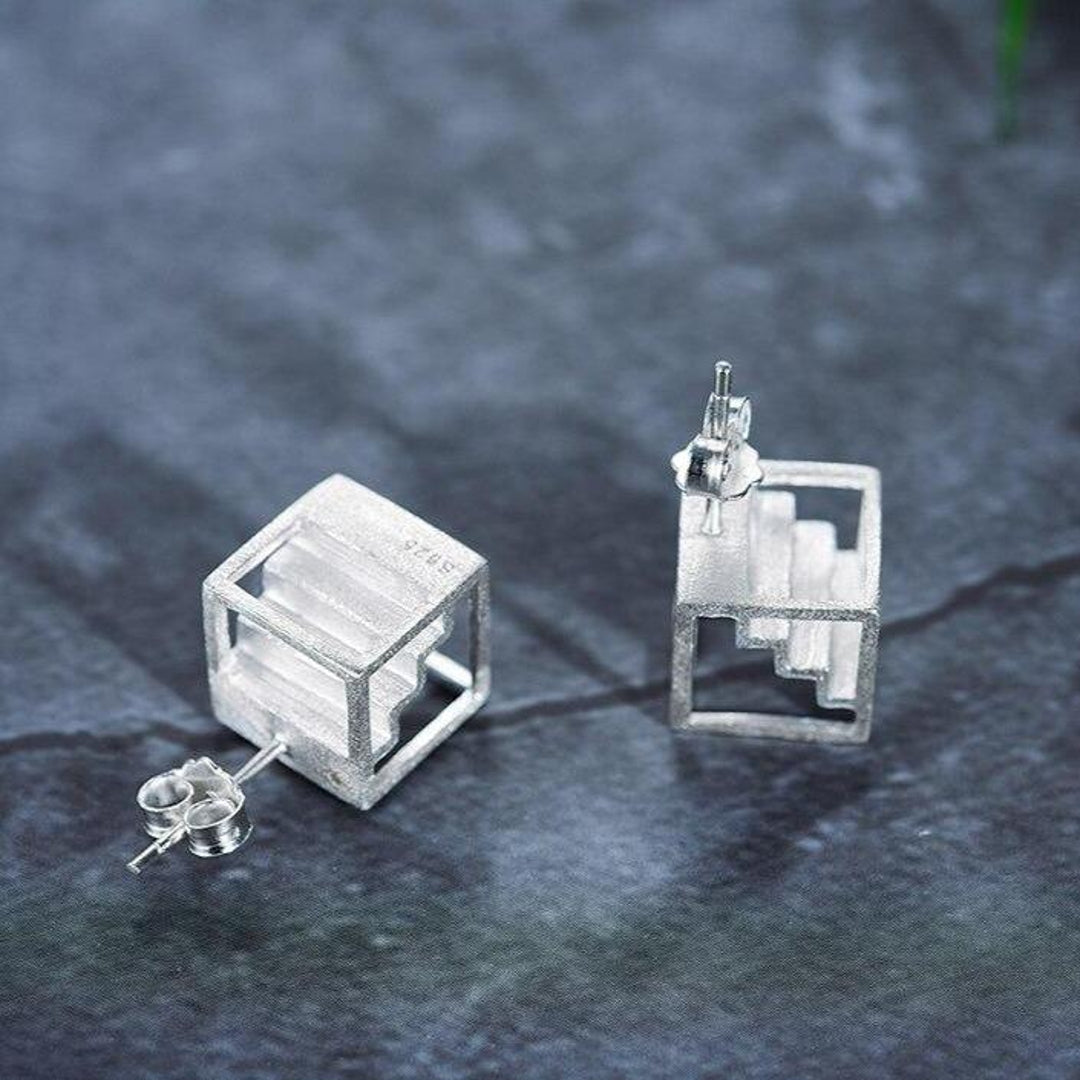 Stud-Earrings-With-Cube-By-Yonandole_3