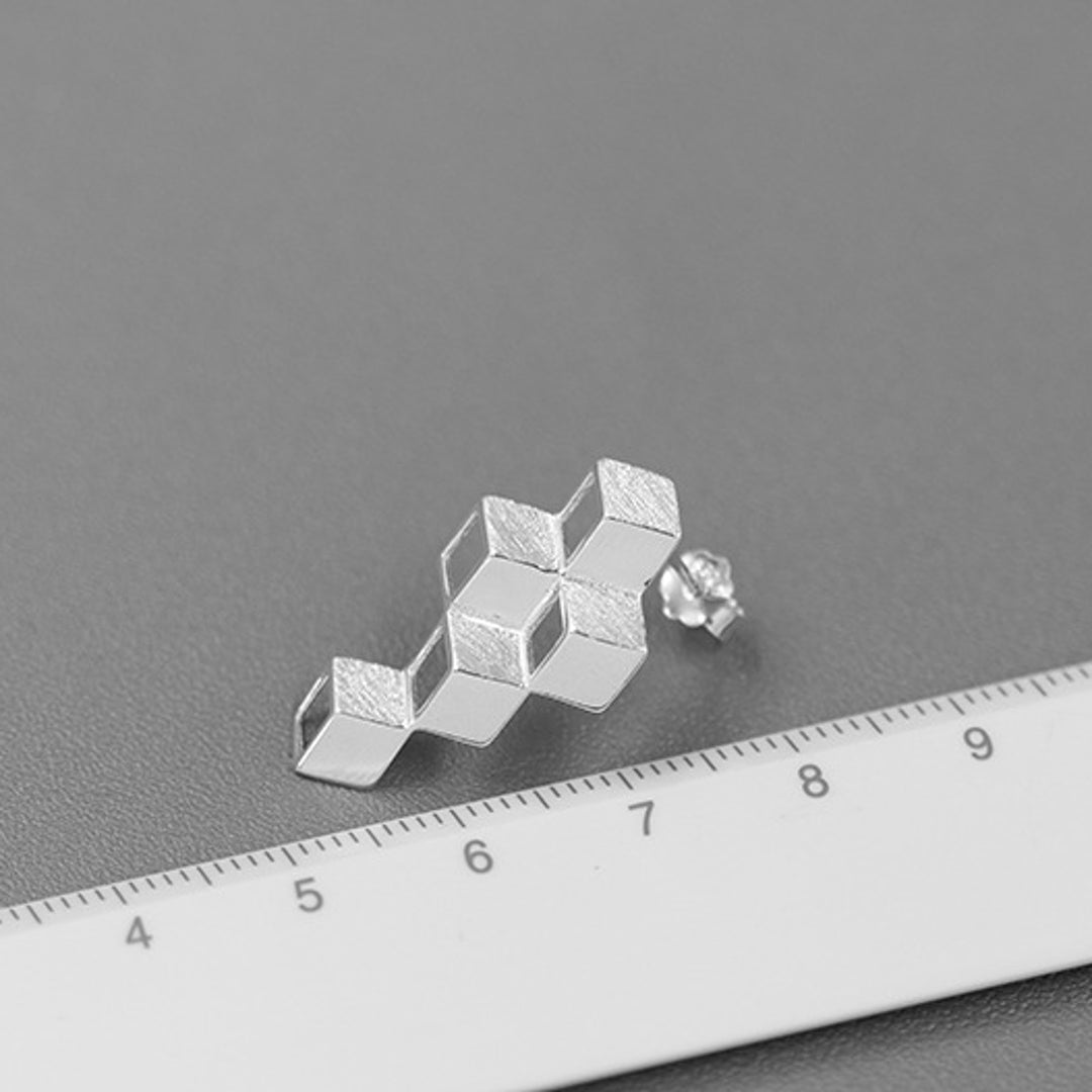 Stud-Earrings-With-Cube-Pattern-By-Yonandole_9