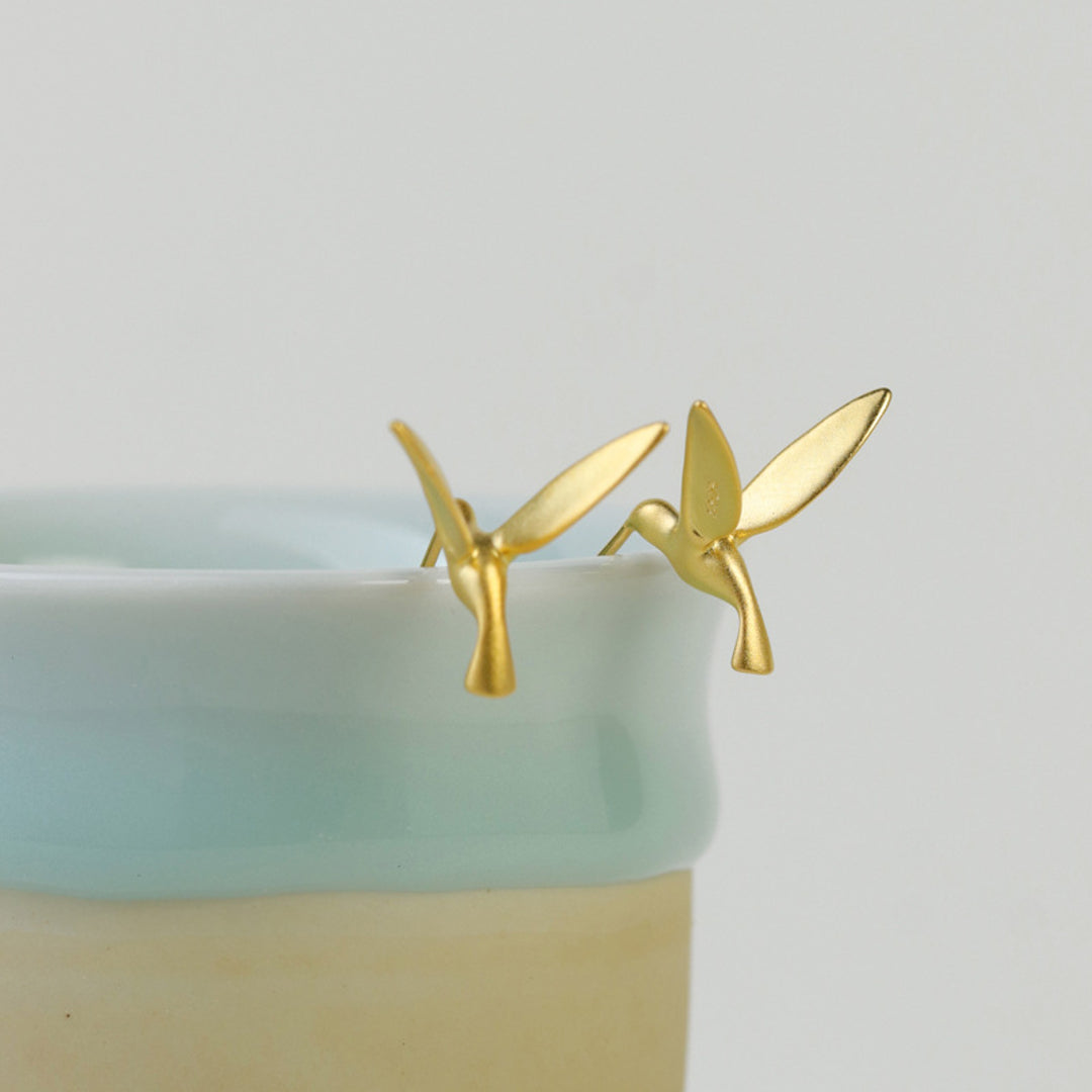 Stud-Earrings-With-Hummingbird-By-Yonandole_ 1