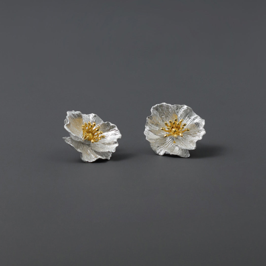 Stud-Earrings-With-Poppy-Flower-By-Yonandole_1