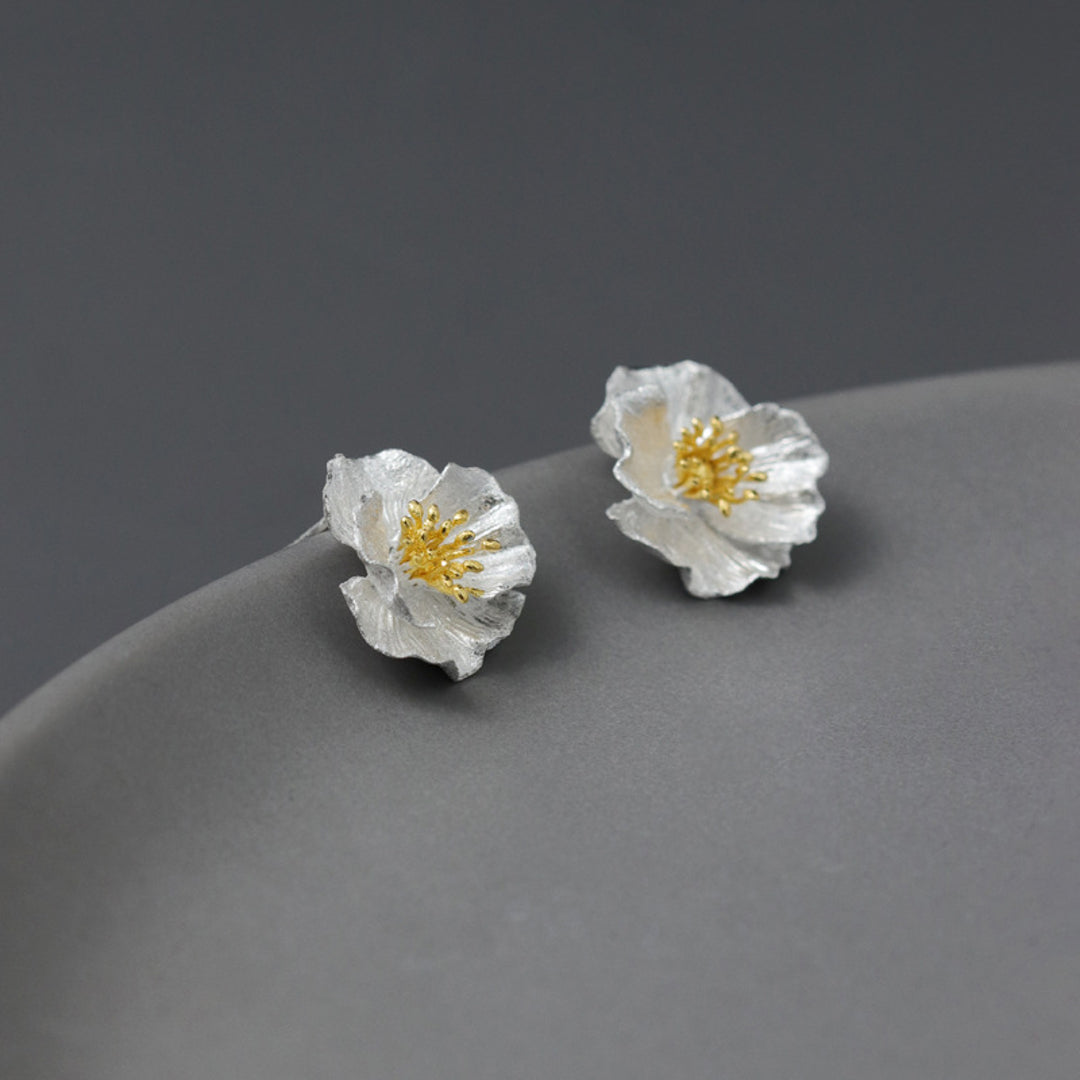 Stud-Earrings-With-Poppy-Flower-By-Yonandole_2