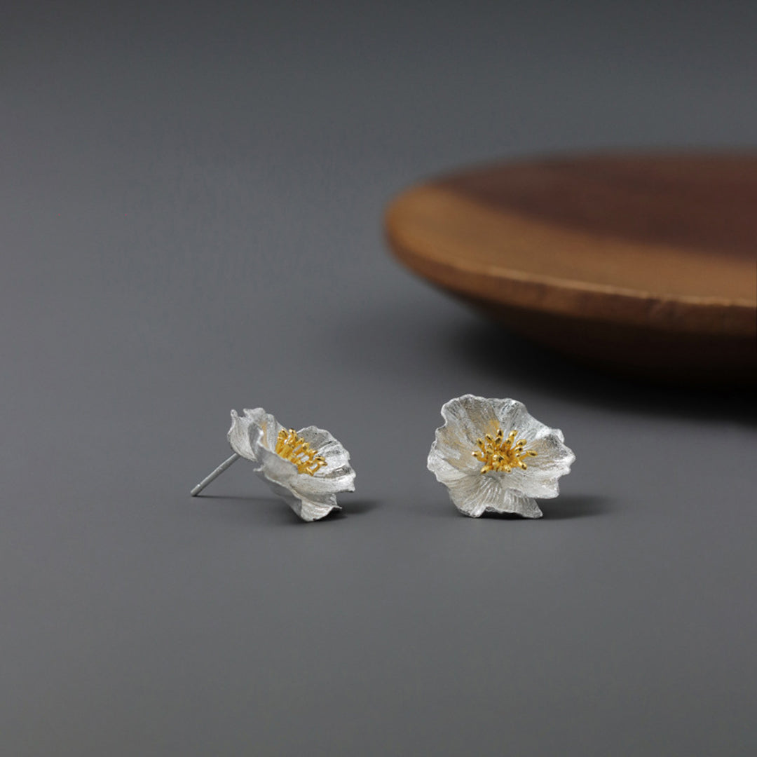 Stud-Earrings-With-Poppy-Flower-By-Yonandole_5