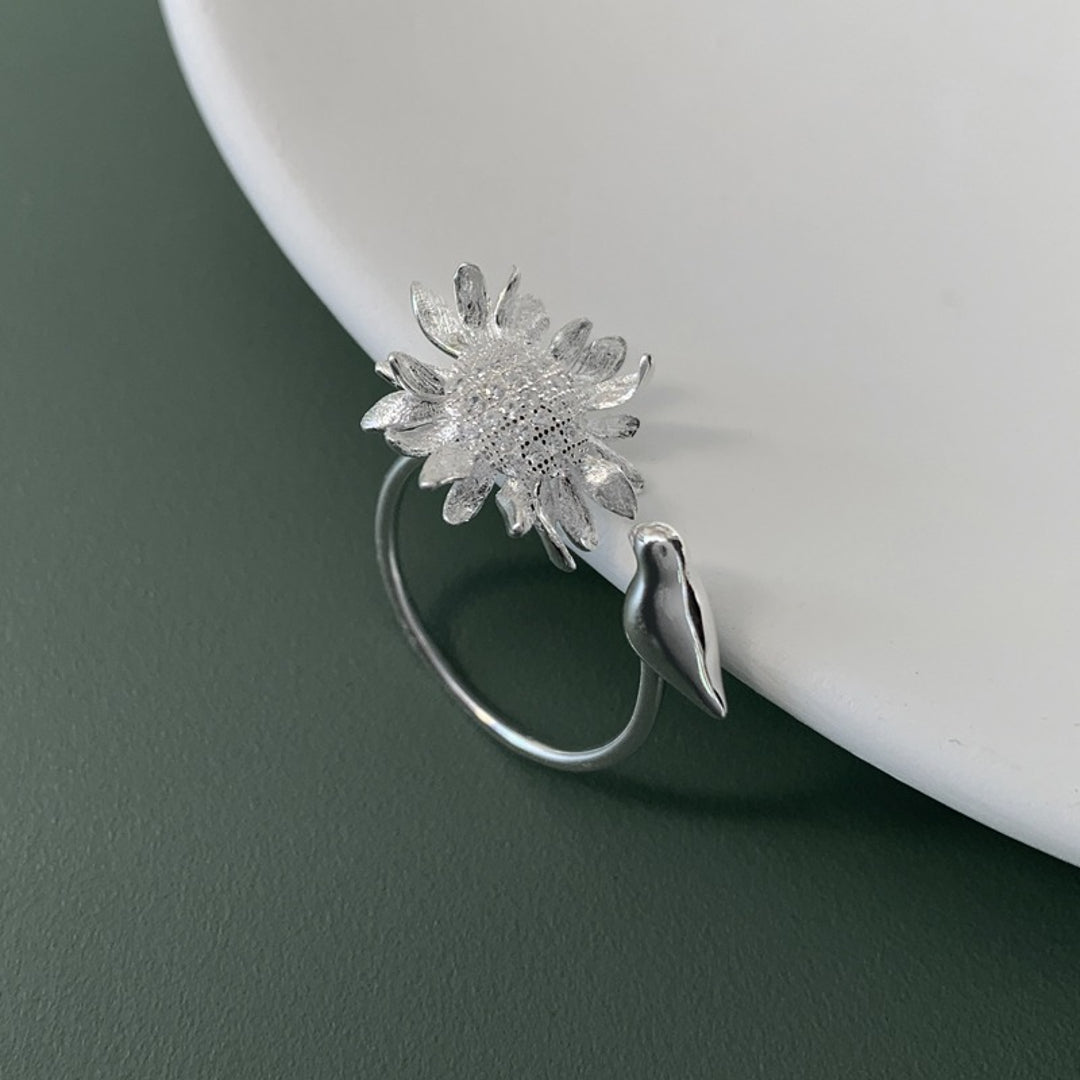 Sunflower-Ring-With-Zirconia-And-Bird-By-Yonandole_2