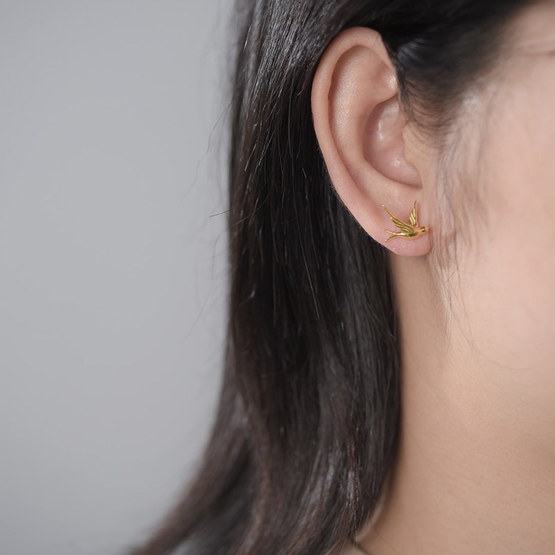 Swallow-And-Willow-Branch-Stud-Earrings_5