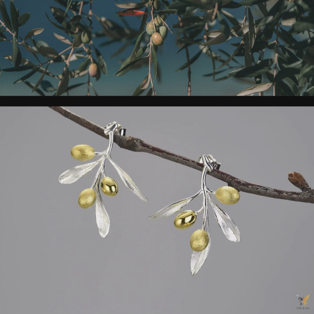Earrings-With-Olive-Branch