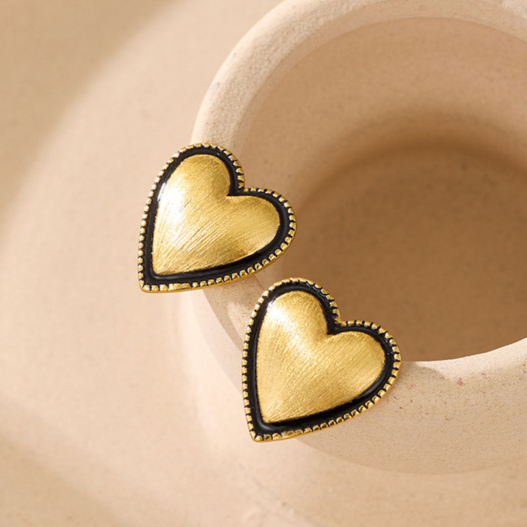 Brushed-Heart-Earrings-With-Black-Resin-Border-By-Yonandole_10