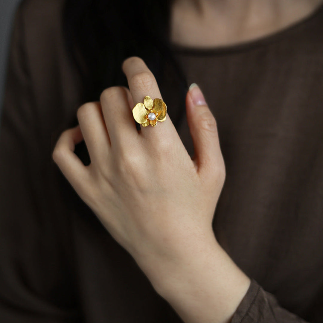 Butterfly-Orchid-Ring-With-Pearl-By-Yonandole_4