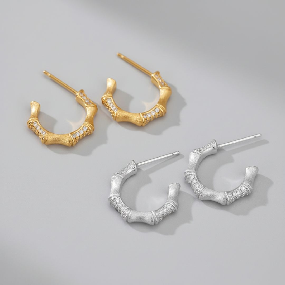 C-Hoop-With-Bamboo-Shape-And-Zirconia-By-Yonandole_6
