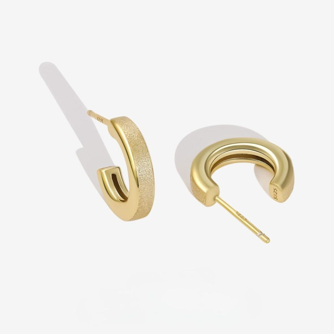 C-Hoops-Small-And-Partly-Brushed-By-Yonandole_3