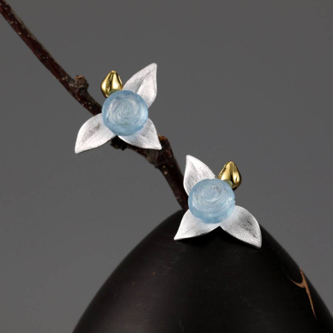 Carved-Rose-Earrings-With-Golden-Bud-By-Yonandole_2