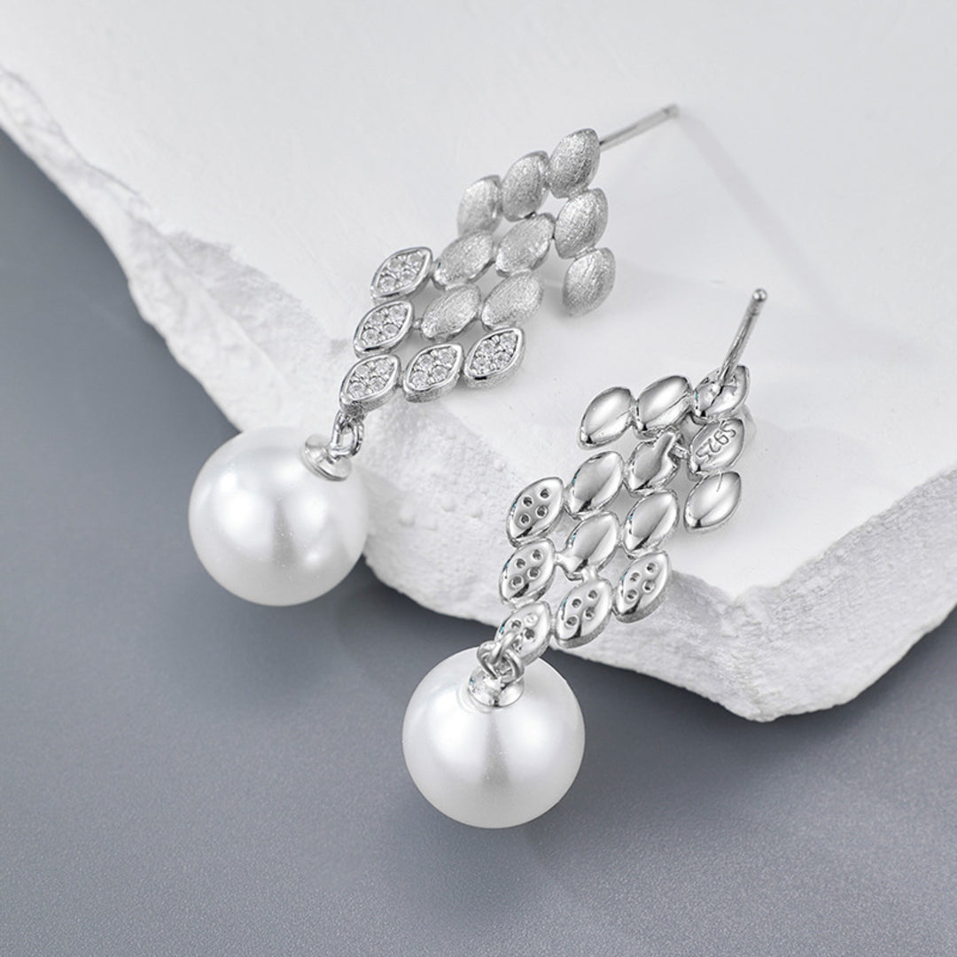 Cascade-Dangle-Earrings-With-White-Shell-Pearl-By-Yonandole_4