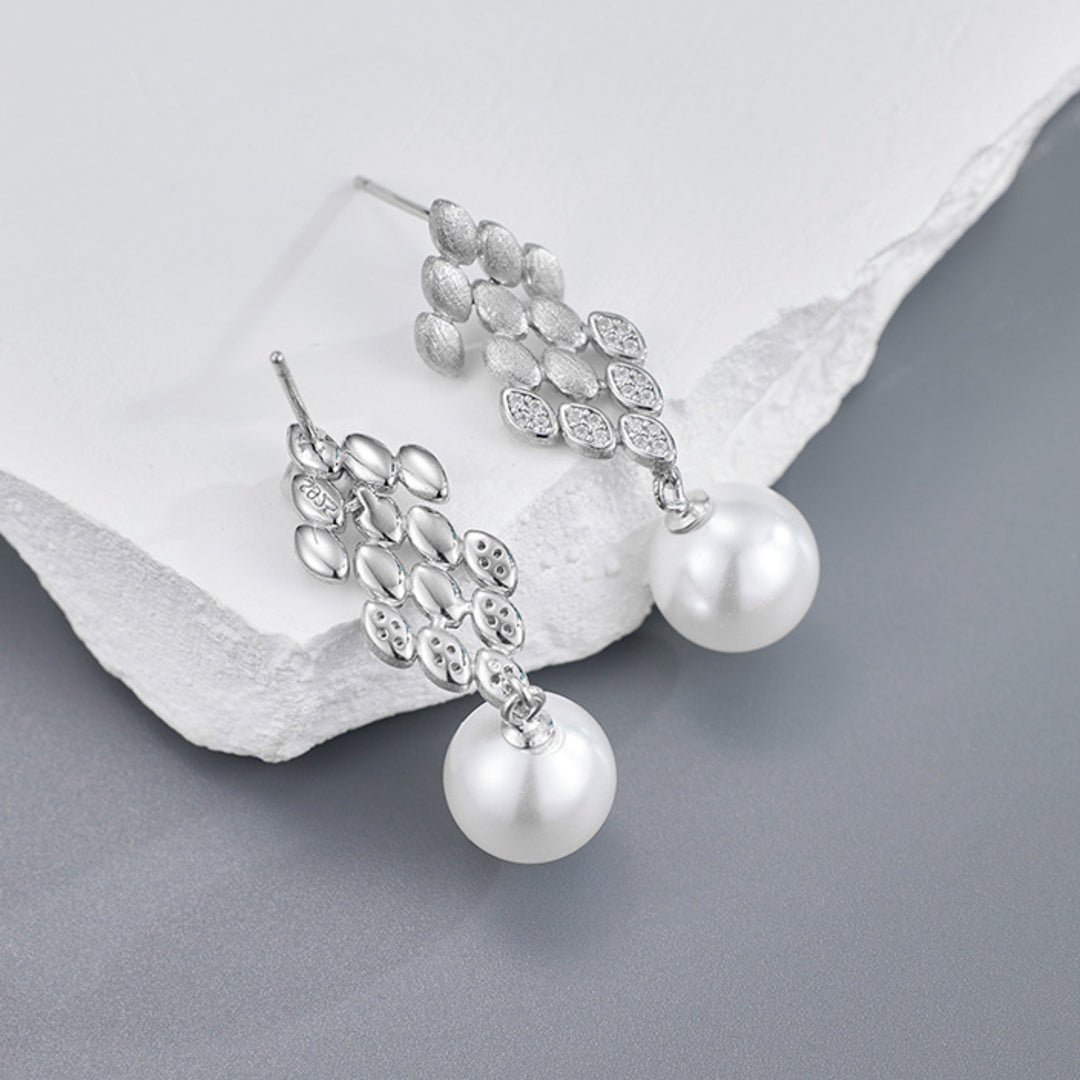 Cascade-Dangle-Earrings-With-White-Shell-Pearl-By-Yonandole_6
