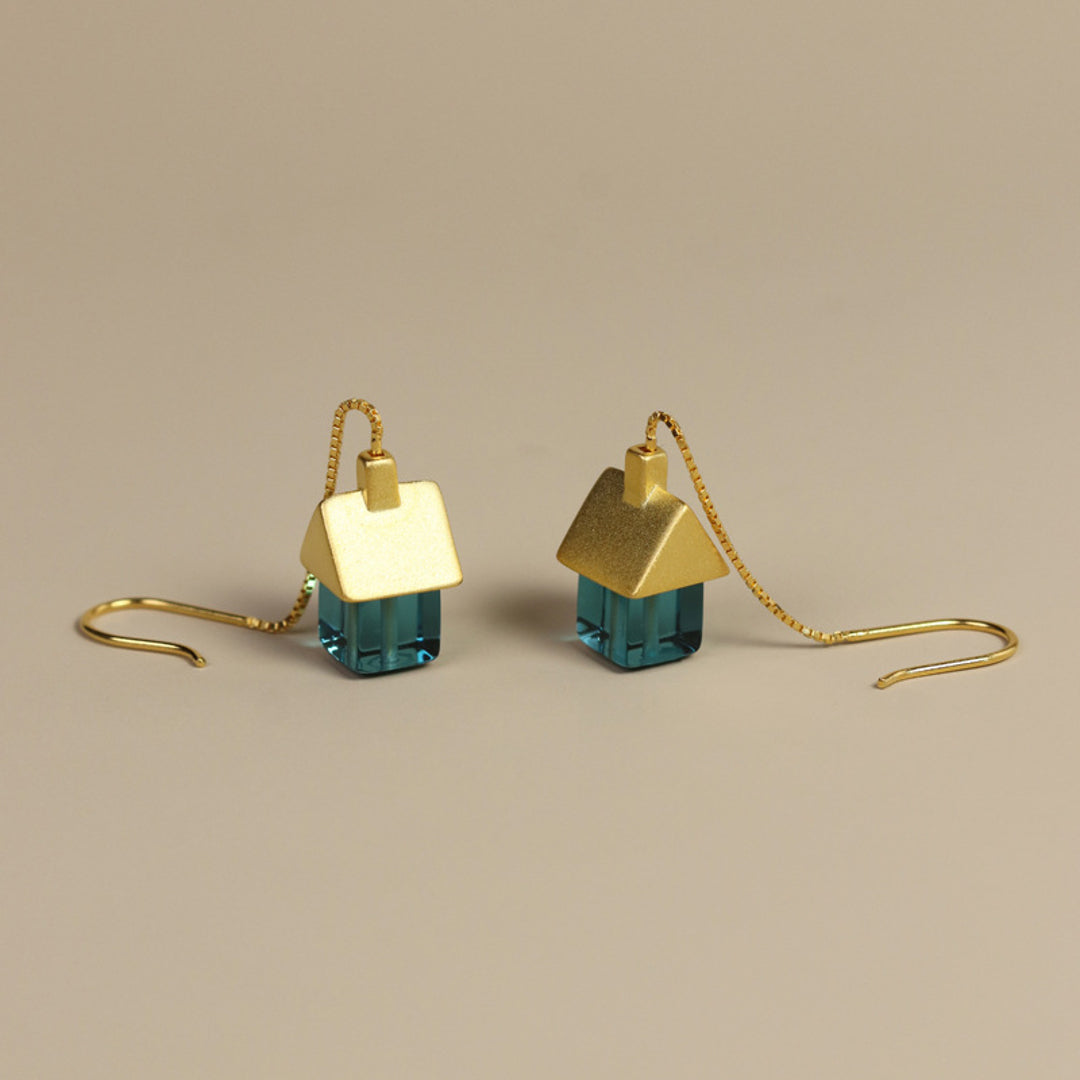 Crystal-Glass-Mini-House-Dangle-Earrings-By-Yonandole_7