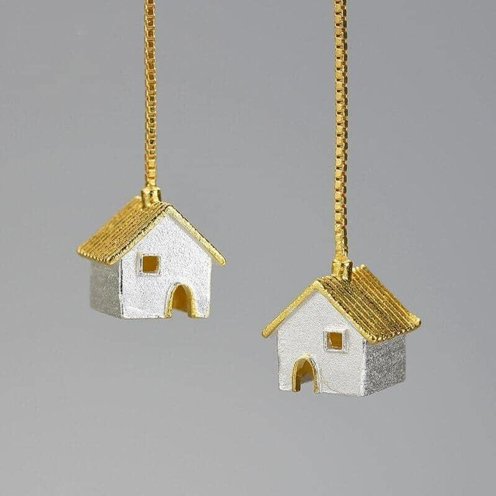 Dangle-Earrings-With-A-Tiny-House-By-Yonandole_1