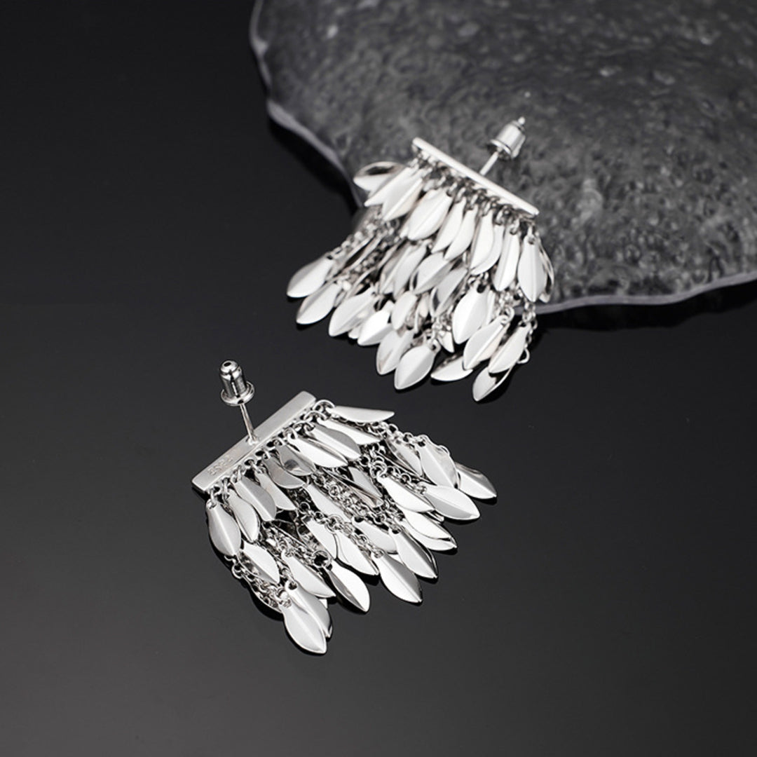 Dangle-Earrings-With-Multiple-Leaf-Tassels-By-Yonandole_3