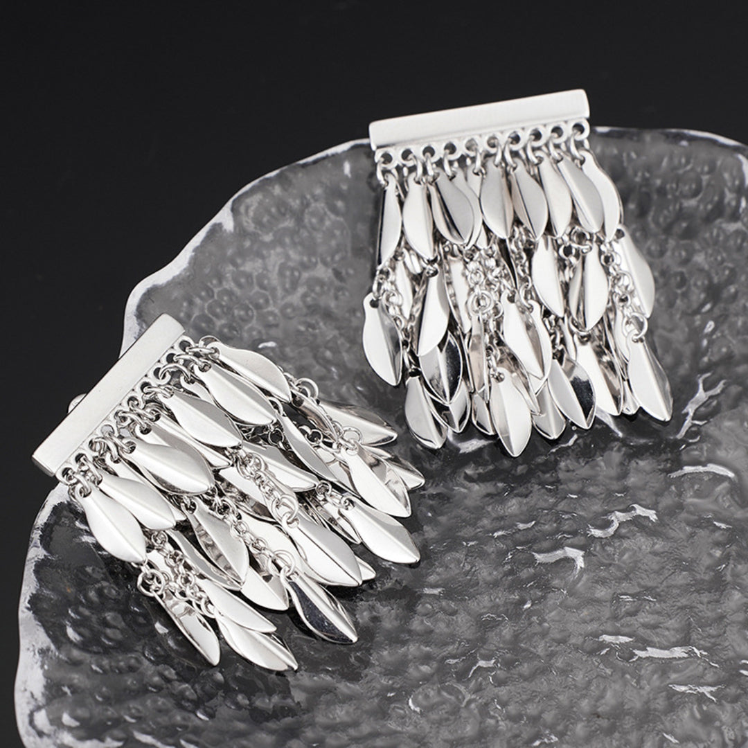 Dangle-Earrings-With-Multiple-Leaf-Tassels-By-Yonandole_4