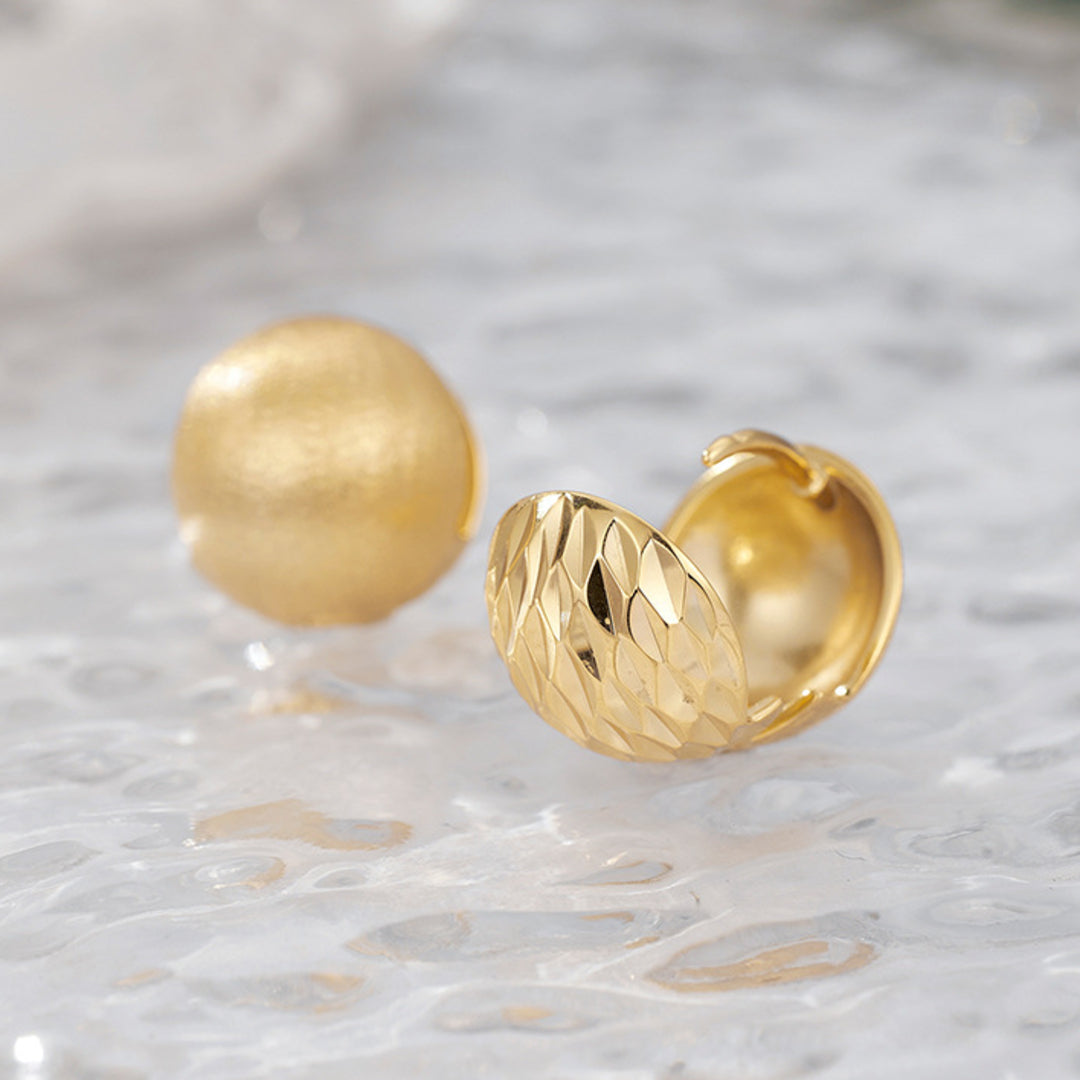 Disco-Ball-Stud-Earrings-Frosted-Look-By-Yonandole_2