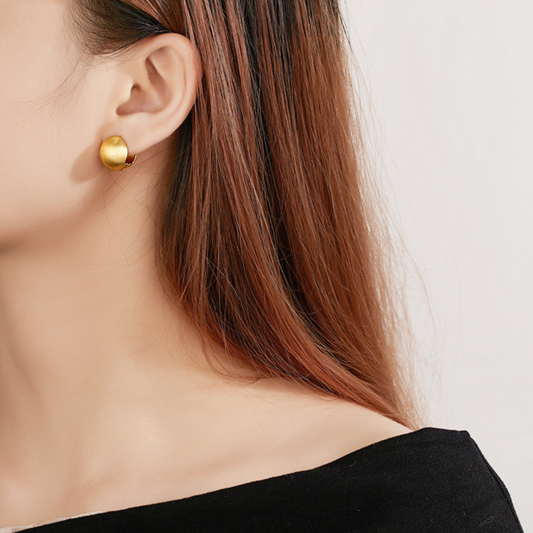 Disco-Ball-Stud-Earrings-Frosted-Look-By-Yonandole_7