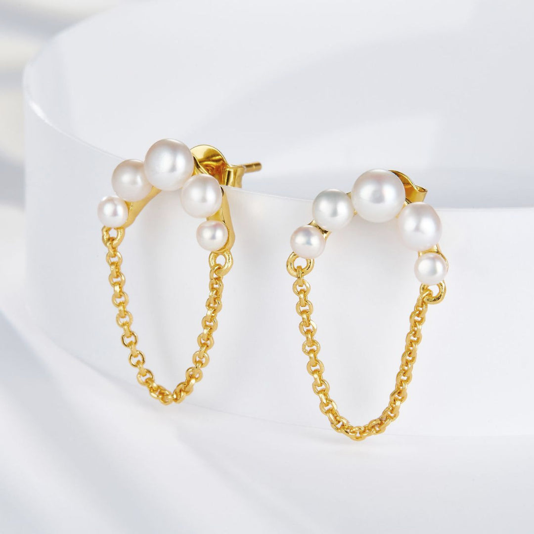 Earrings-With-Pearl-Bow-And-Chain-Tassel-By-Yonandole_4