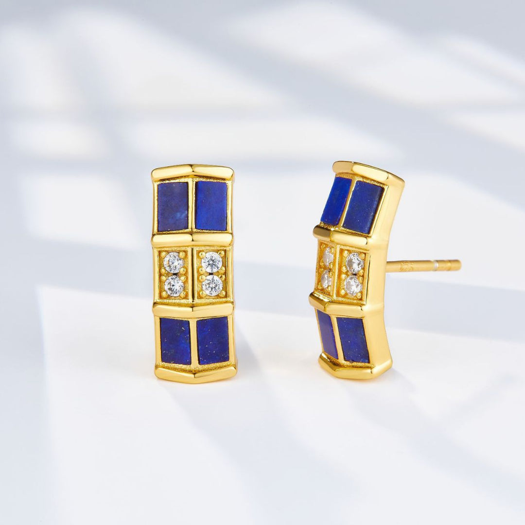 Earrings-With-Square-Pattern-And-Lapis-Lazuli-By-Yonandole_4