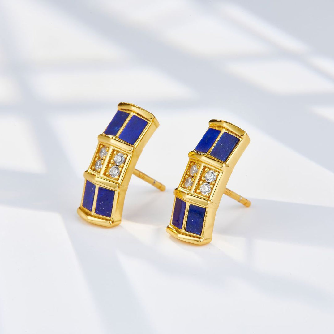 Earrings-With-Square-Pattern-And-Lapis-Lazuli-By-Yonandole_7