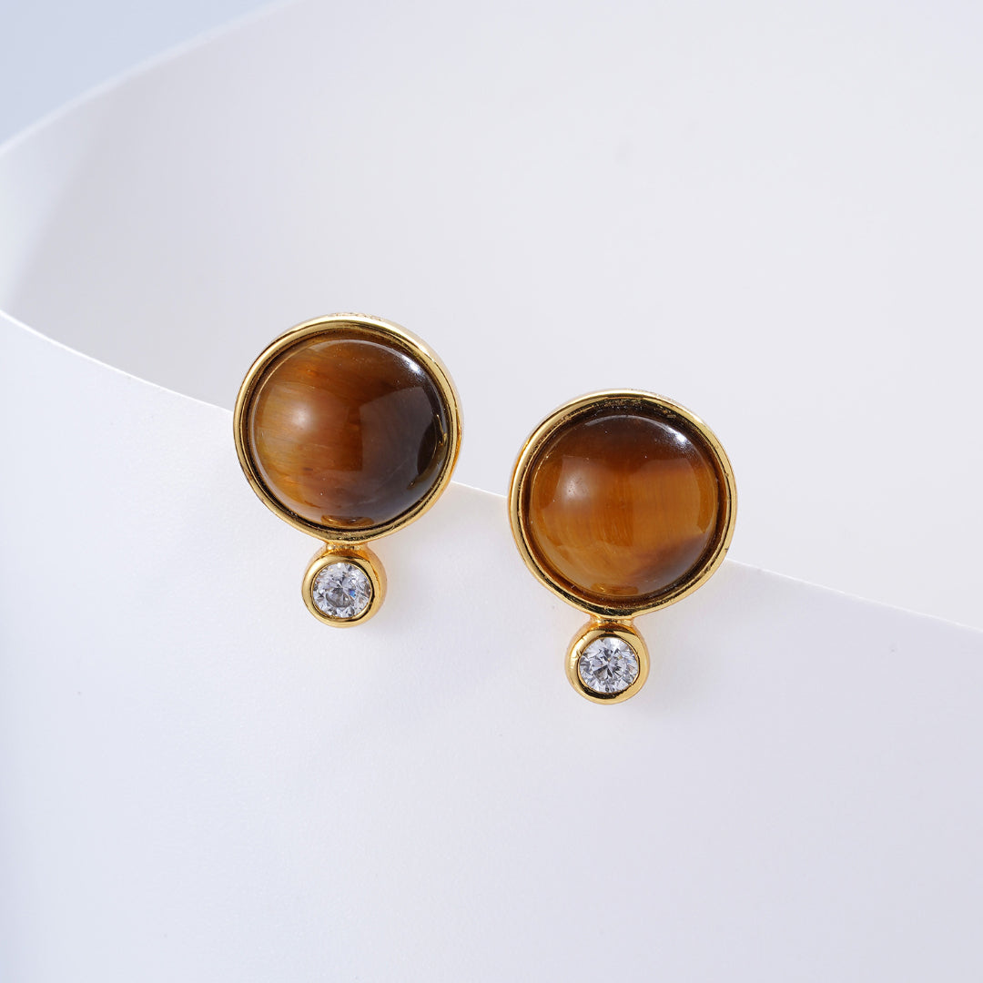 Earrings-With-Tiger-Eye-And-Zirconia-By-Yonandole_2