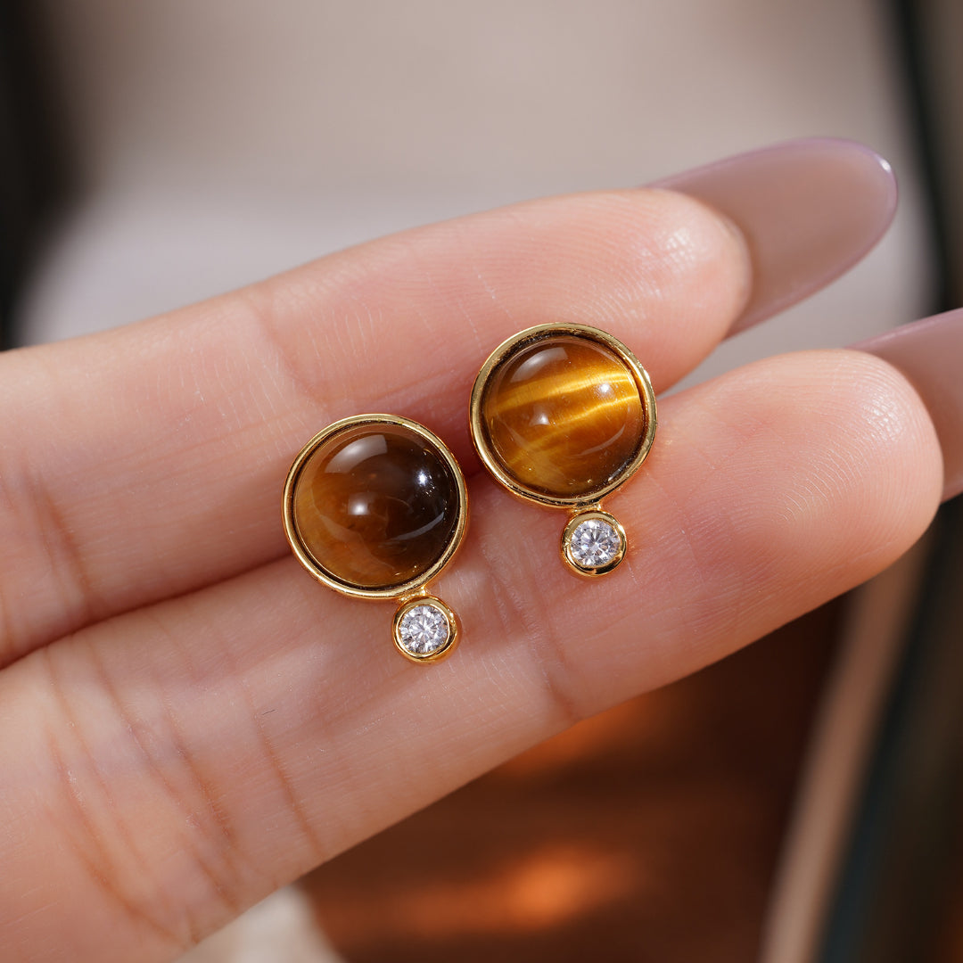 Earrings-With-Tiger-Eye-And-Zirconia-By-Yonandole_3