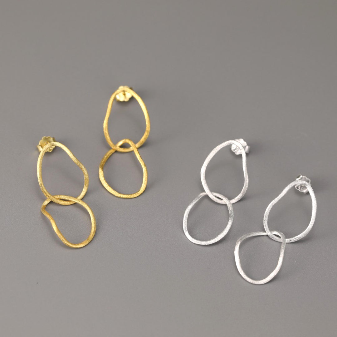 Earrings-With-Two-Irregular-Shaped-Interlocked-Circles-By-Yonandole_1