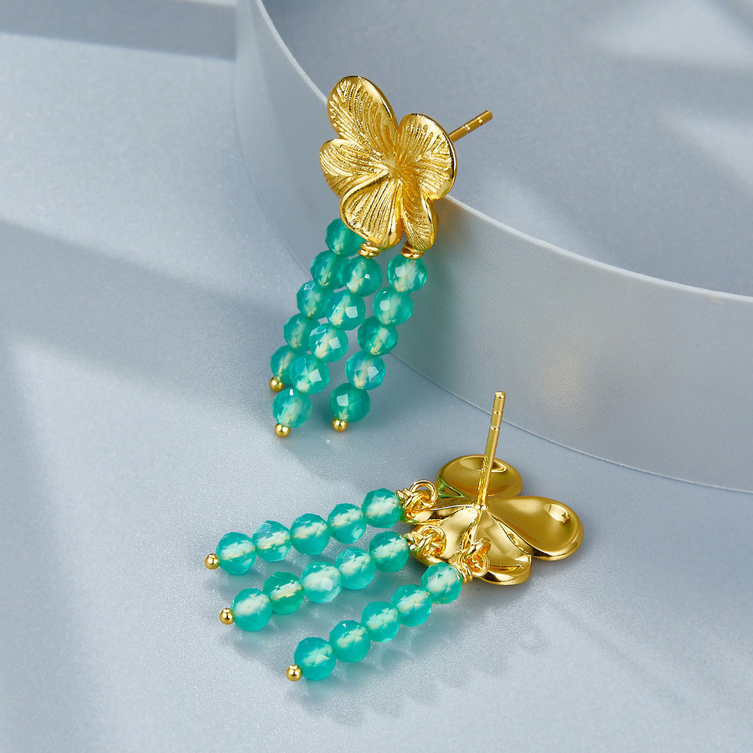 Flower-Earrings-With-Green-Chalcedony-Tassels-By-Yonandole_2