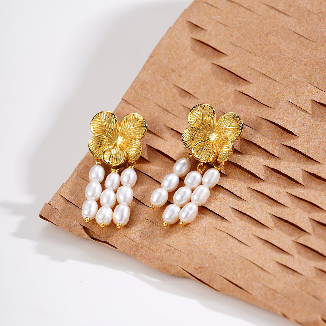 Flower-Earrings-With-Pearl-Tassels-By-Yonandole_3