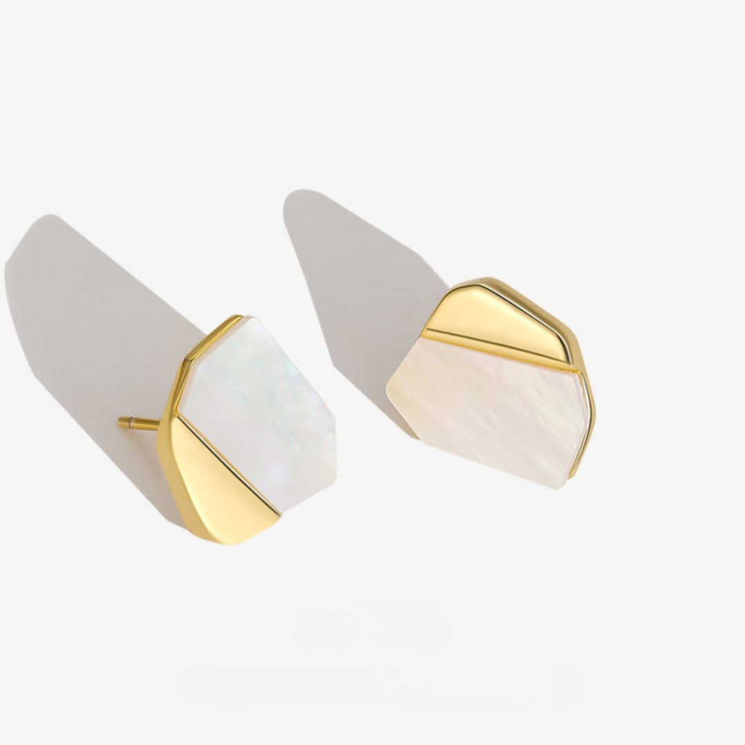Geometric-Stud-Earrings-With-Shell-By-Yonandole_0