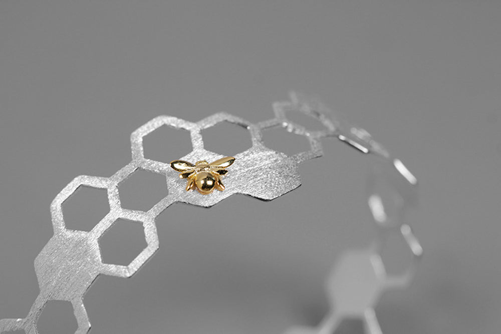 
                  
                    Honeycomb-Bangle-With-Be-By-Yonandole_2
                  
                