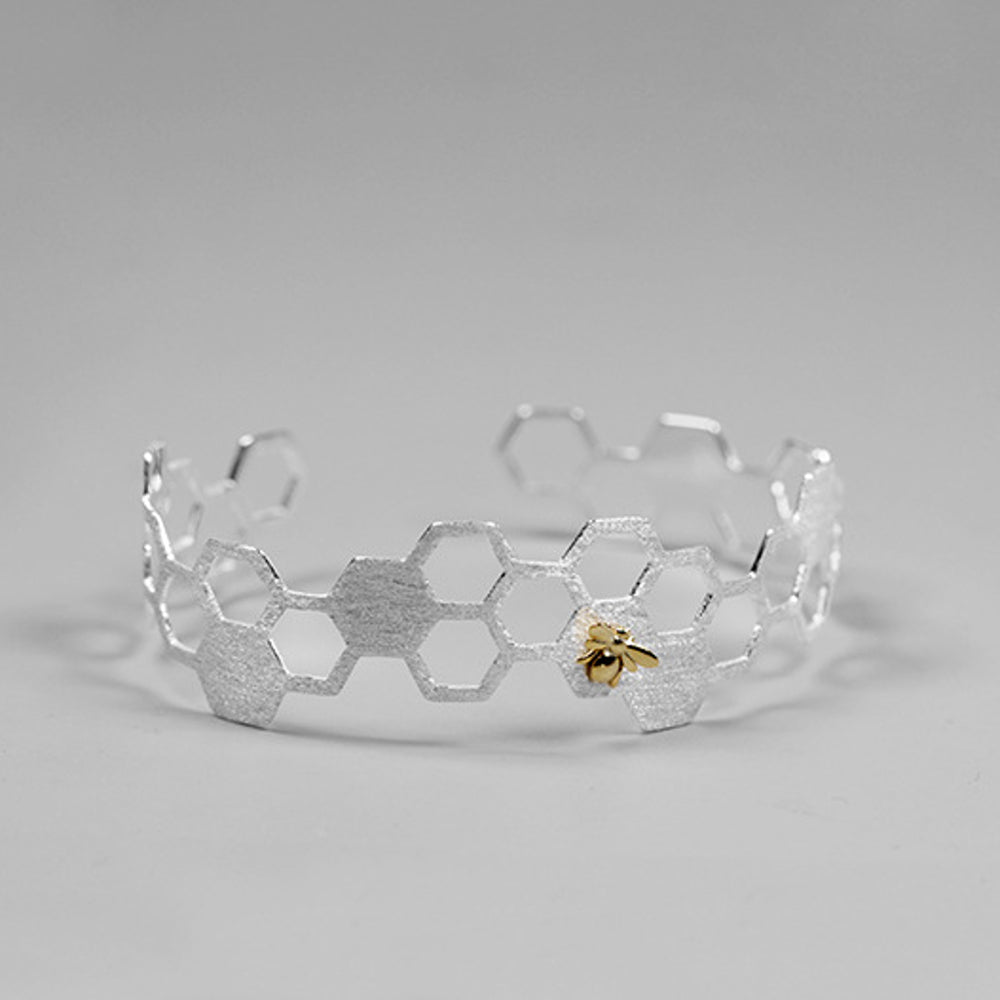 
                  
                    Honeycomb-Bangle-With-Be-By-Yonandole_6
                  
                