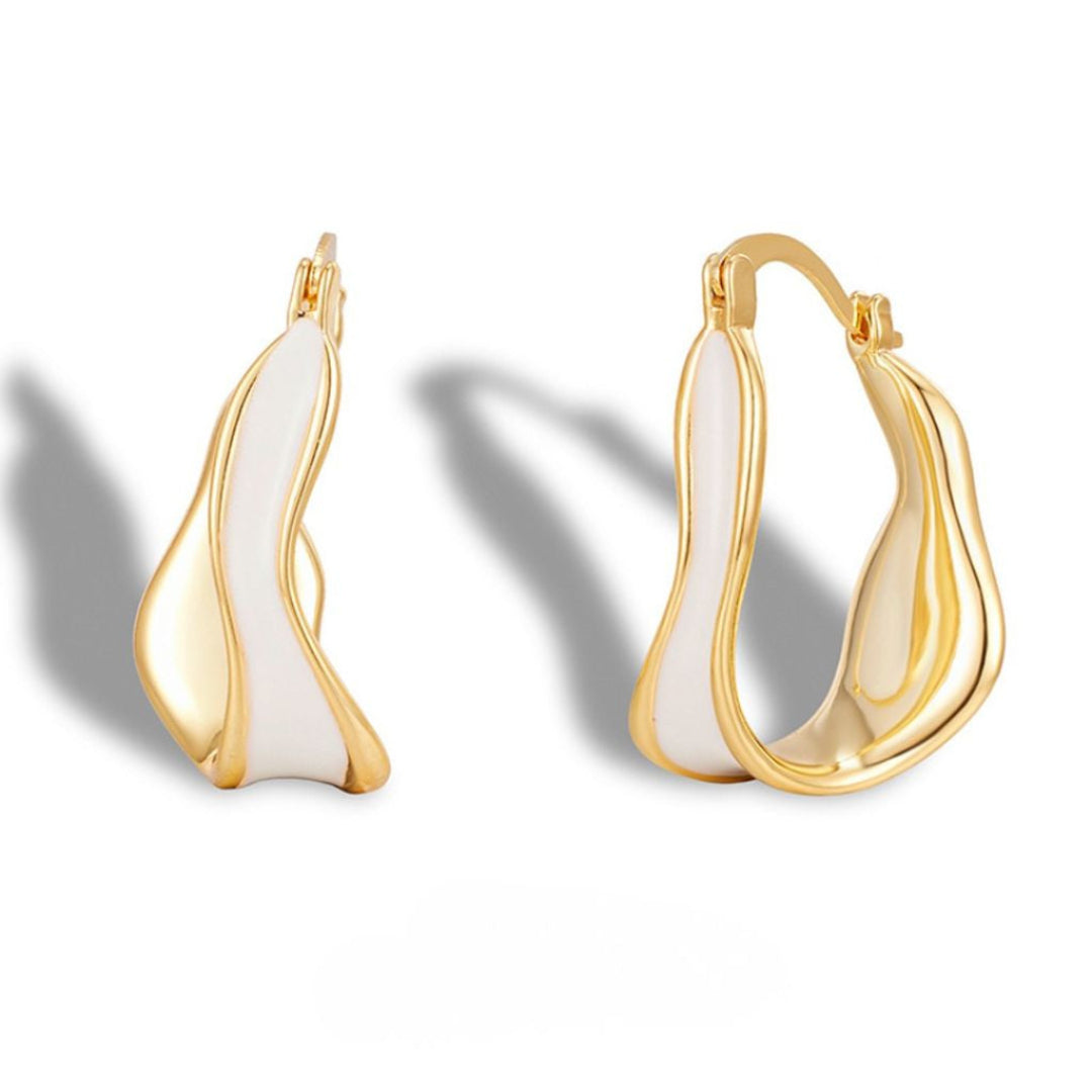Leaf-Hoops-With-White-Enamel-By-Yonandole_1