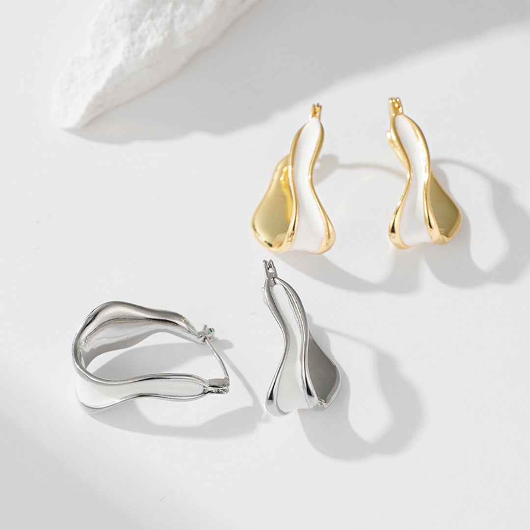 Leaf-Hoops-With-White-Enamel-By-Yonandole_4