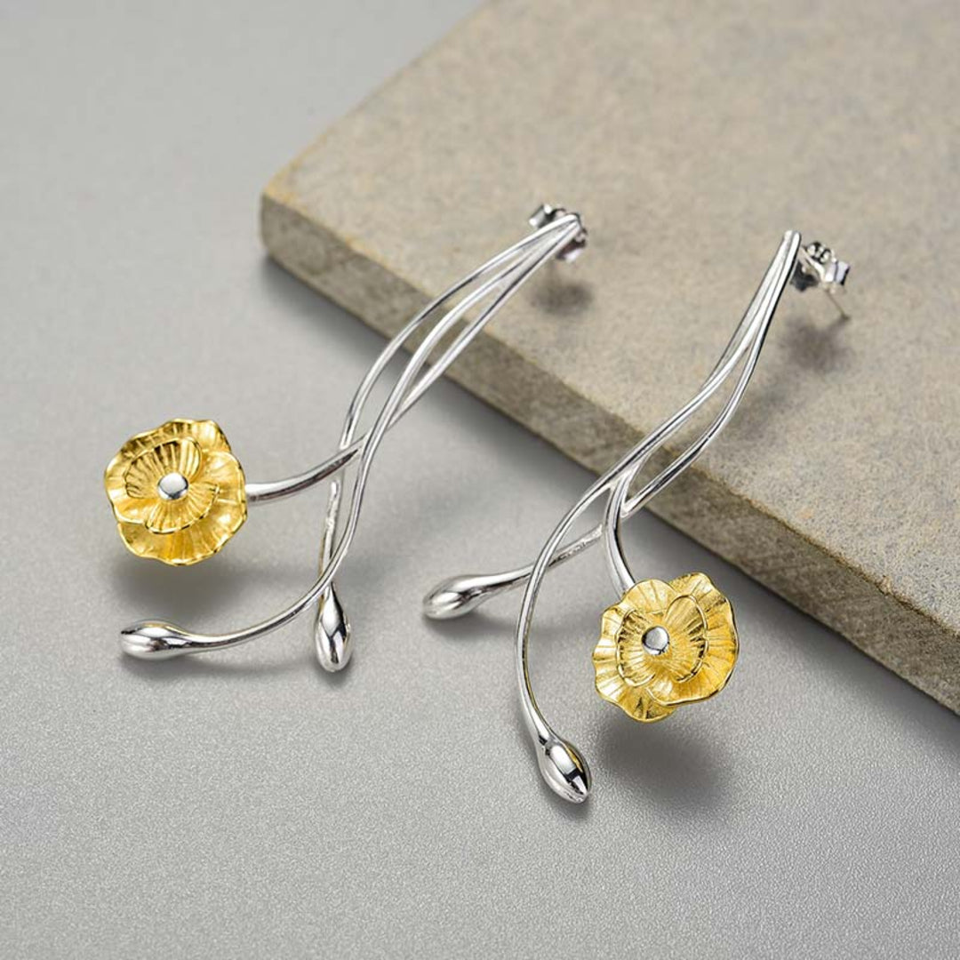 Modern-High-End-Anemone-Flower-Earrings-By-Yonandole_5