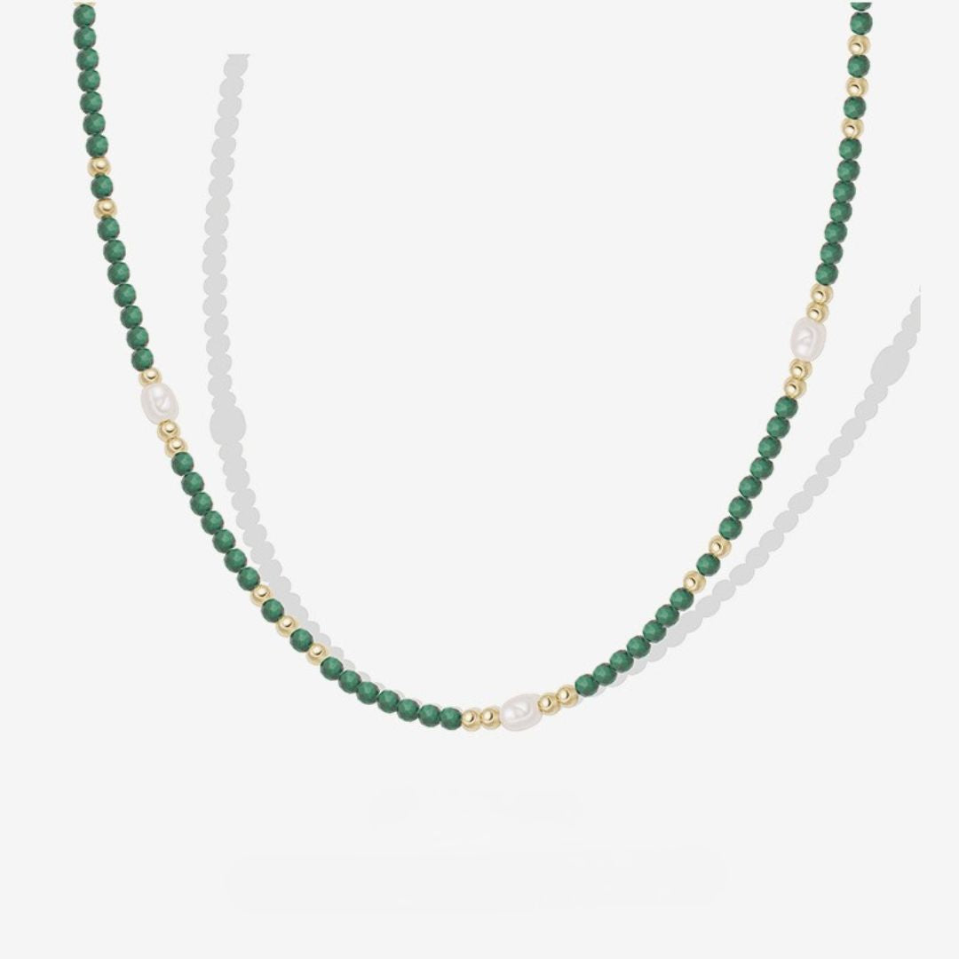 Necklace-And-Bracelet-With-Malachite-And-Pearls-By-Yonandole_1