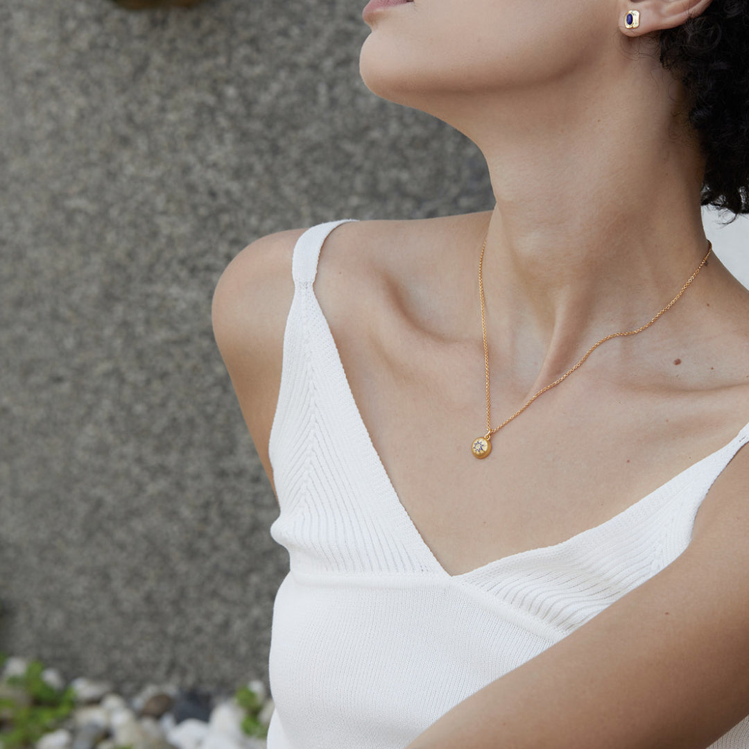 Necklace-And-Double-Sided-Coin-Pendant-With-Blue-Star-By-Yonandole_1
