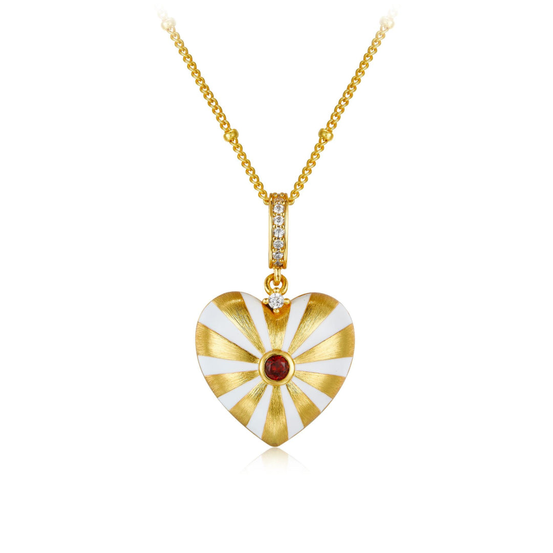 Necklace-And-Heart-Pendant-With-Ray-Pattern-By-Yonandole_2