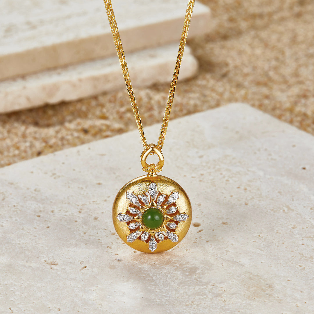 Necklace-And-Pendant-With-Jasper-And-Zirconia-Star-By-Yonandole_4