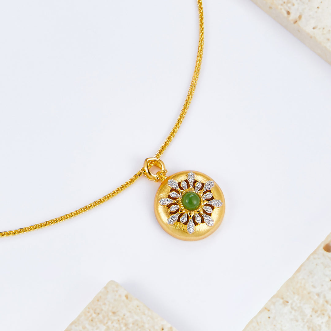Necklace-And-Pendant-With-Jasper-And-Zirconia-Star-By-Yonandole_5