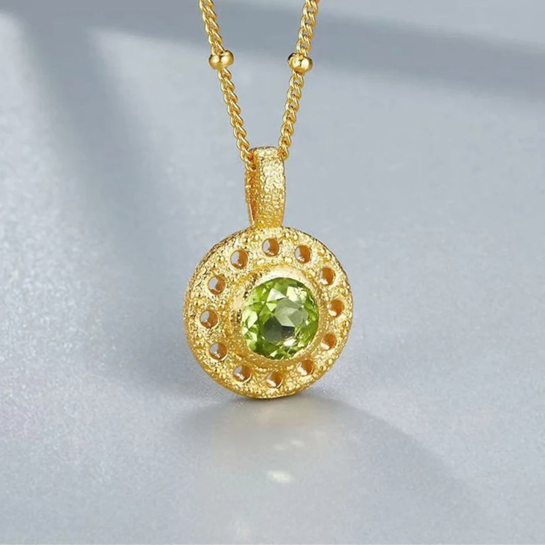 Necklace-And-Peridot-Pendant-With-Punch-Pattern-By-Yonandole_3