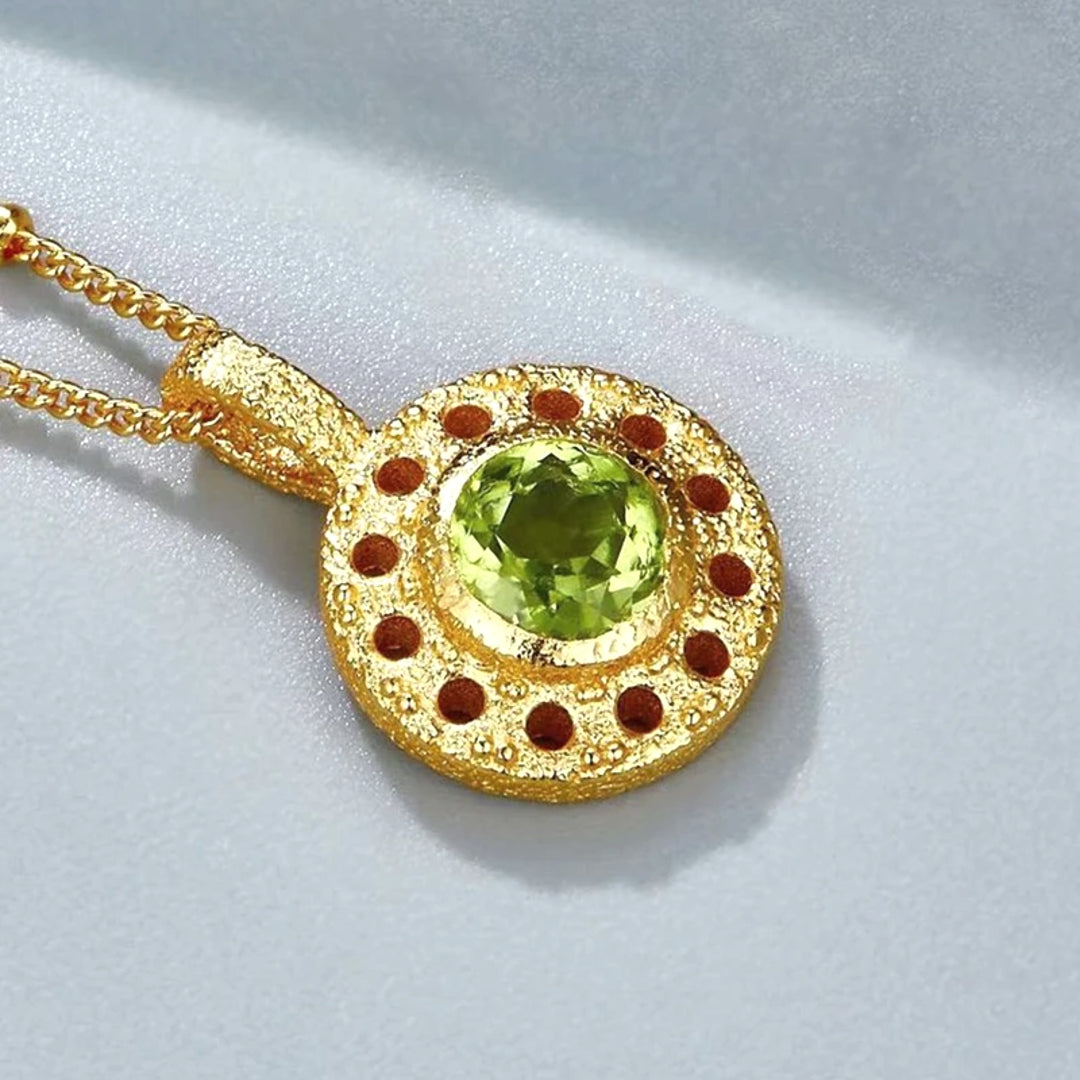 Necklace-And-Peridot-Pendant-With-Punch-Pattern-By-Yonandole_7