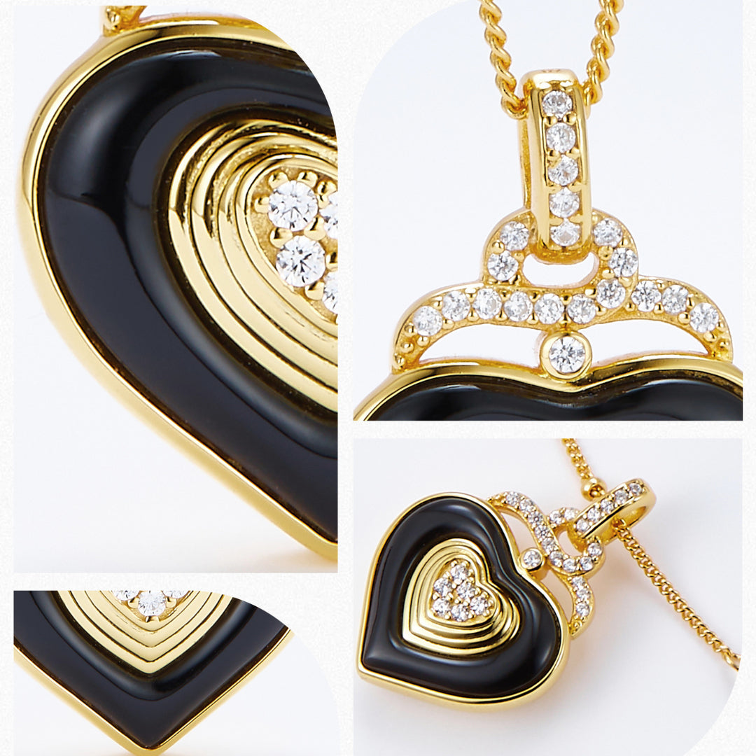 Necklace-With-Black-Agate-Heart-Pendant-By-Yonandole_4